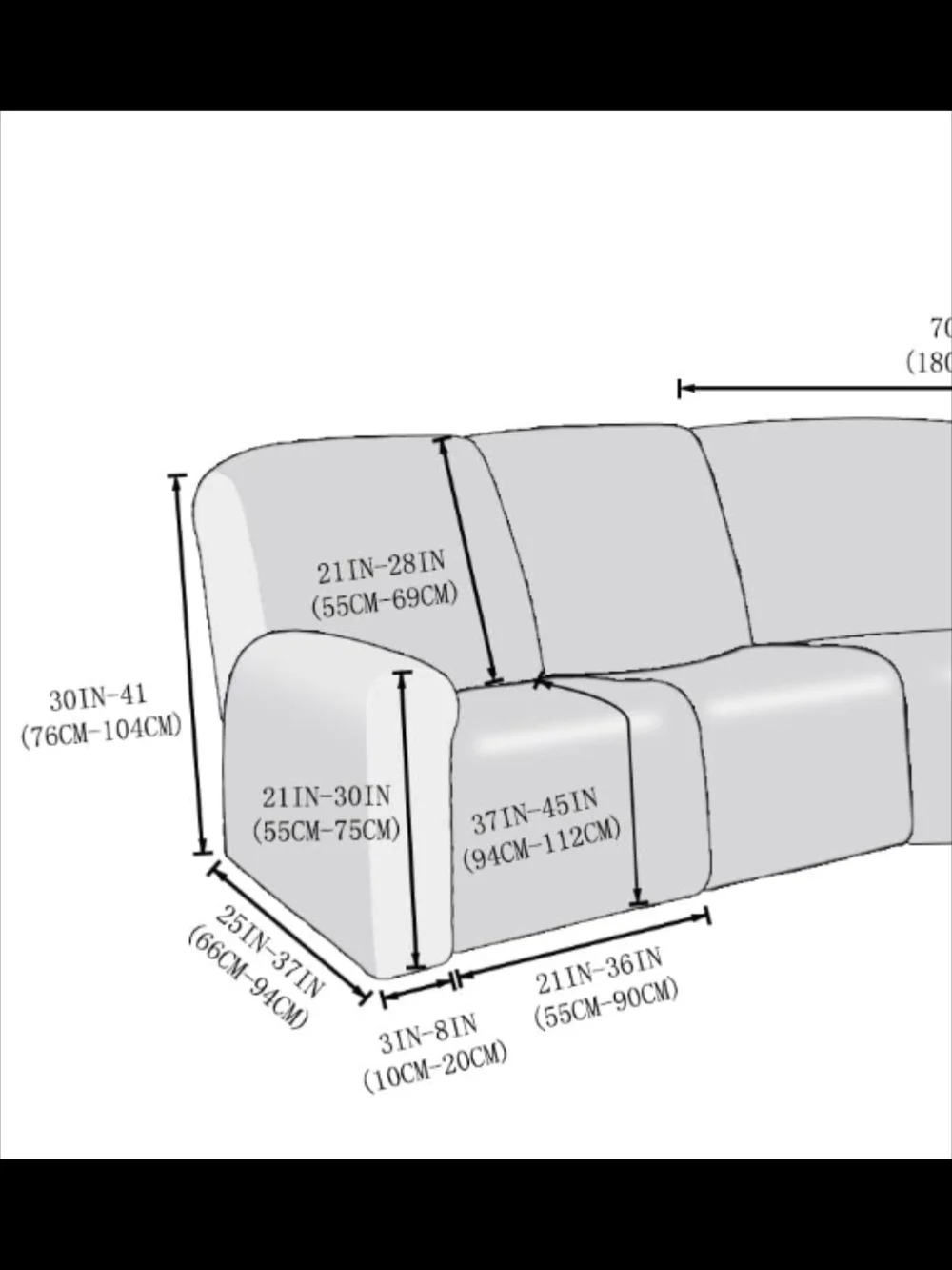 Luxury Black Reclining Sectional Sofa Cover Bring The Old Into New Again